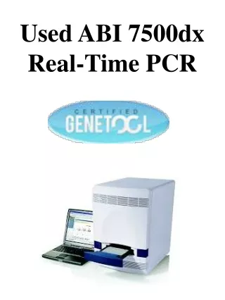 used abi 7500dx real time pcr