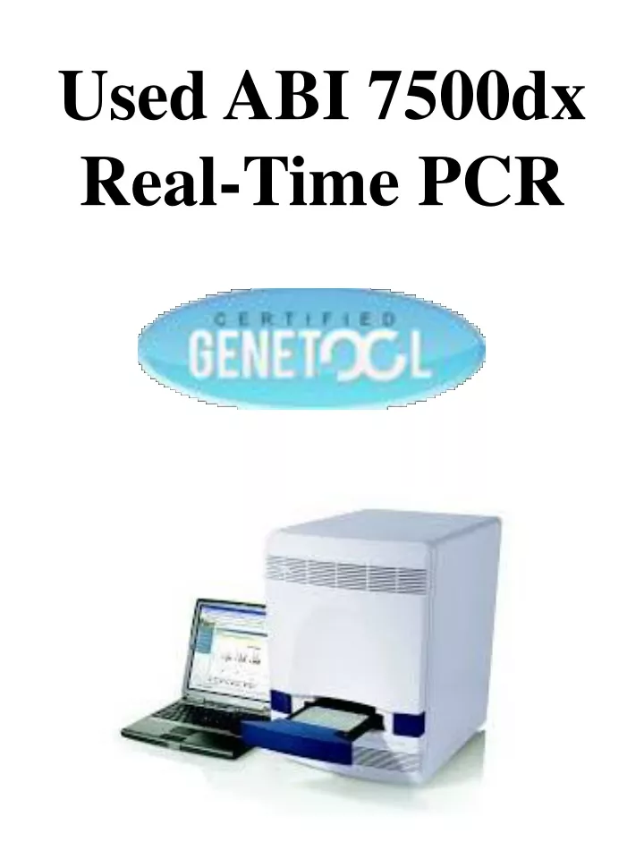 used abi 7500dx real time pcr