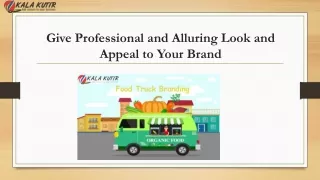 Give Professional and Alluring Look and Appeal to Your Brand