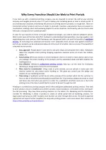 Why Every Franchise Should Use Web to Print Portals - slide 1