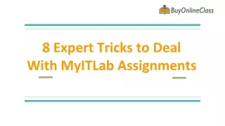 8 expert tricks to deal with myitlab assignments