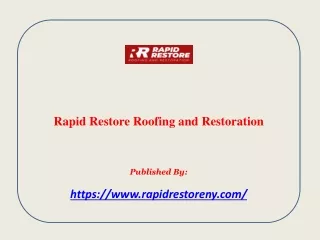 Rapid Restore Roofing and Restoration