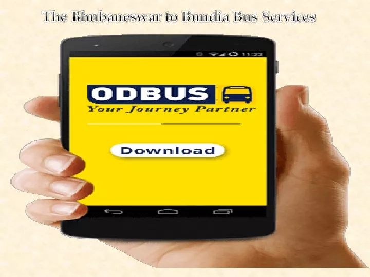 the bhubaneswar to bundia bus services