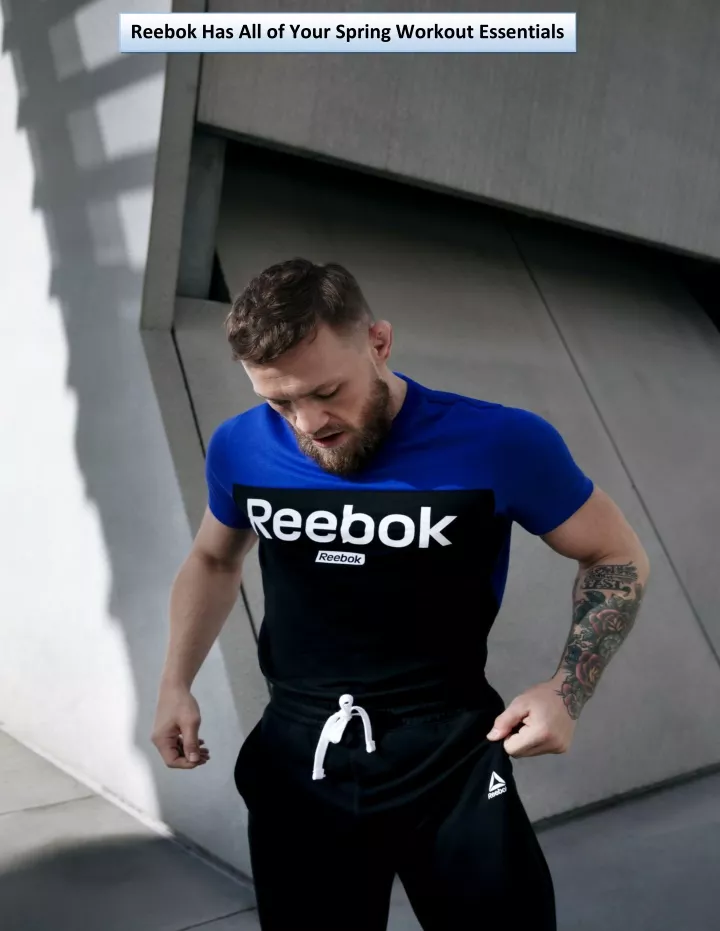 reebok has all of your spring workout essentials