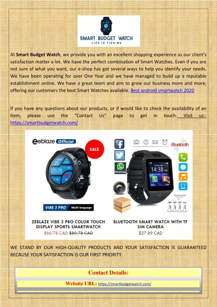 at smart budget watch we provide you with