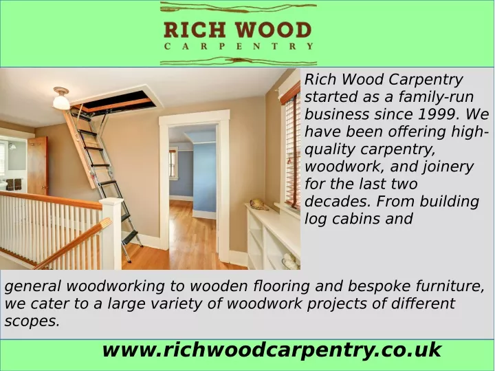 rich wood carpentry started as a family