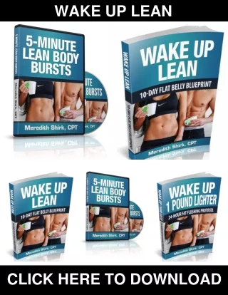 Wake Up Lean PDF, eBook by Meredith Shirk