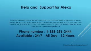 Alexa support phone number  1-888497-4666