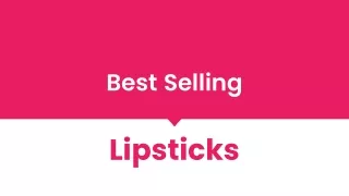 Best Selling Lipsticks in Bangladesh