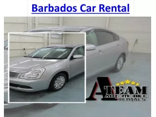 Barbados Car Rental
