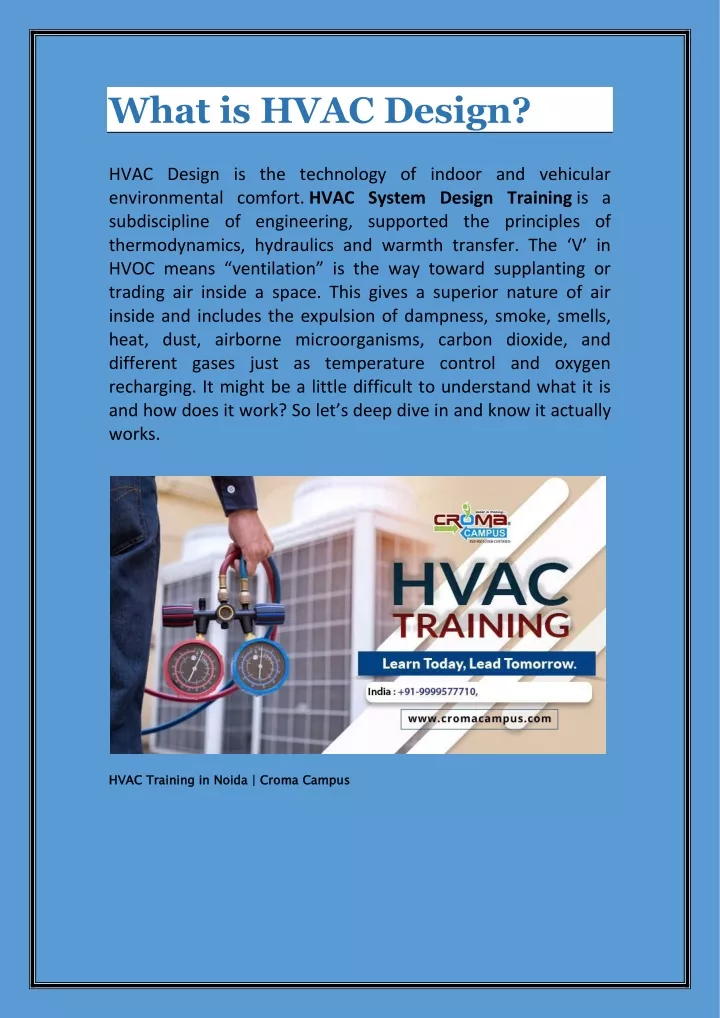 what is hvac design