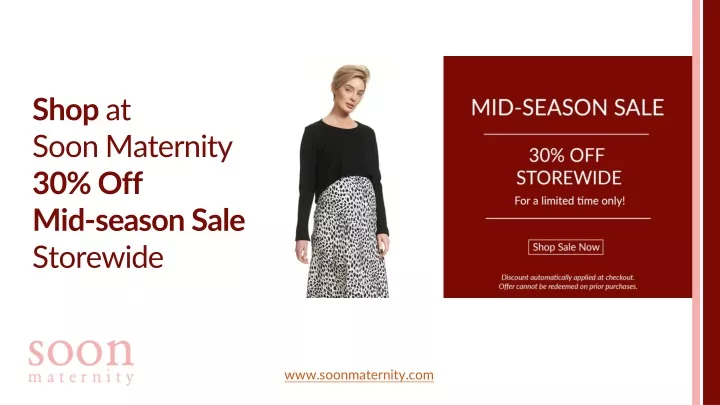 shop at soon maternity 30 off mid season sale storewide