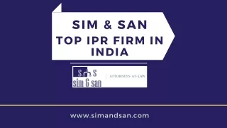 Ipr Firms In Delhi  | Ipr Litigation Firms In Delhi  IP attorneys in India - Sim & San