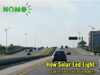 How Solar led light can help you save your money?