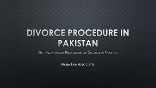 Get Know About Divorce Procedure in Pakistan