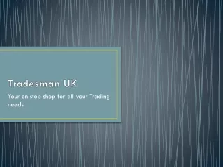 Tradesman UK