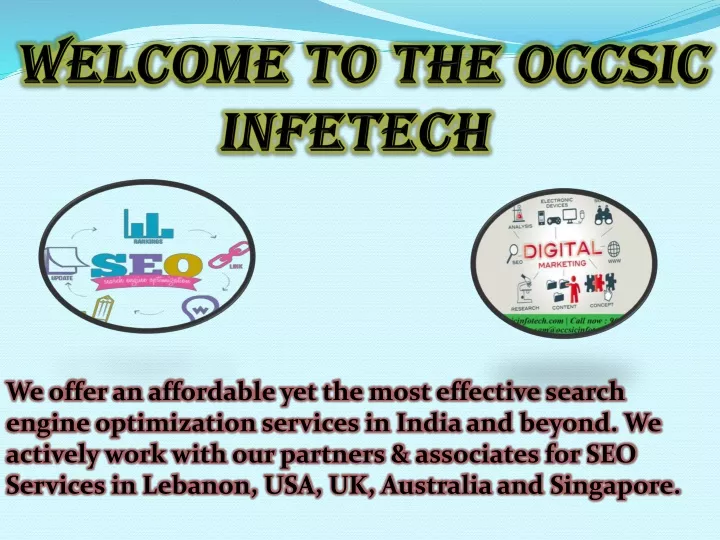 welcome to the occsic infetech