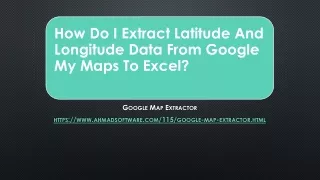 how do i extract latitude and longitude data from