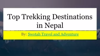 Top 10 trekking Destinations in Nepal