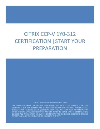 citrix ccp v 1y0 312 certification start your