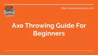 Axe Throwing Guide For Beginners