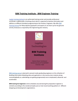 BIM electrical training | BIM Level 2 training