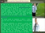 Security Guard Services - slide 1