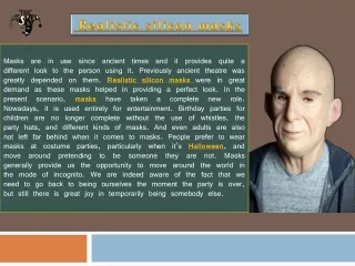 realistic silicon masks