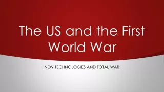 the us and the first world war