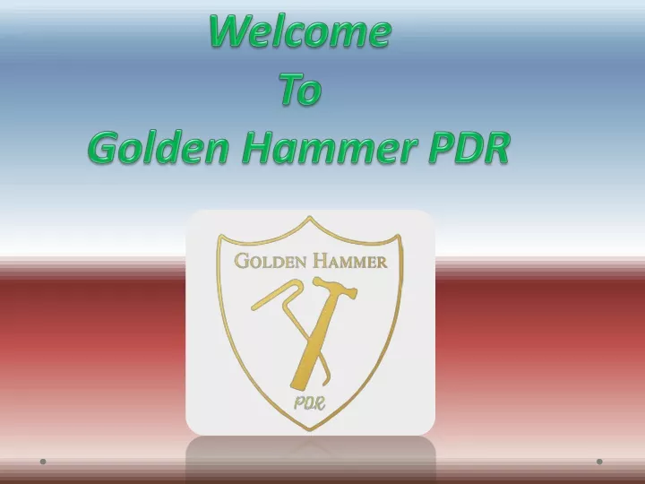 welcome to golden hammer pdr