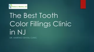 The Best Tooth Color Fillings Clinic in NJ