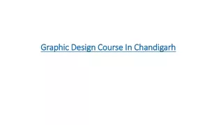 graphic design course in chandigarh