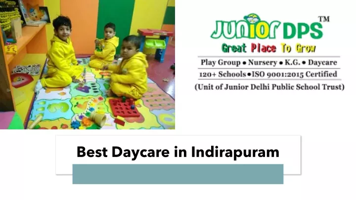 best daycare in indirapuram
