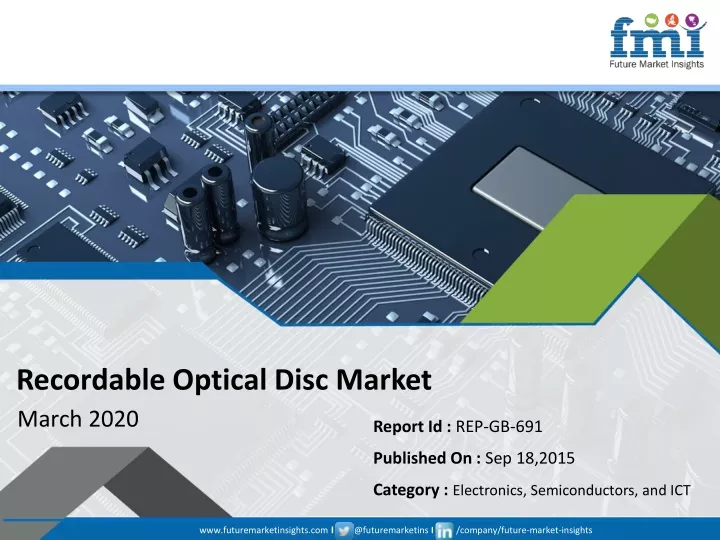 recordable optical disc market march 2020