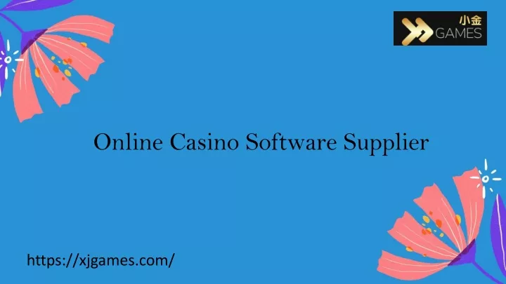 online casino software supplier