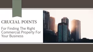 crucial points