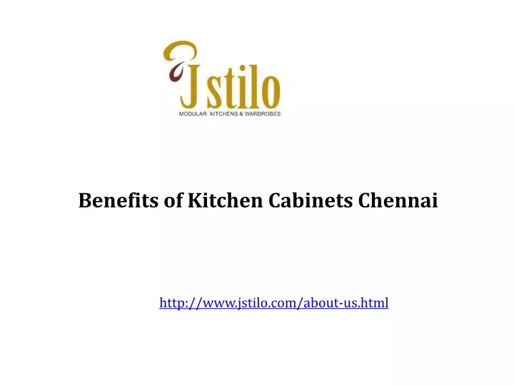 benefits of kitchen cabinets chennai