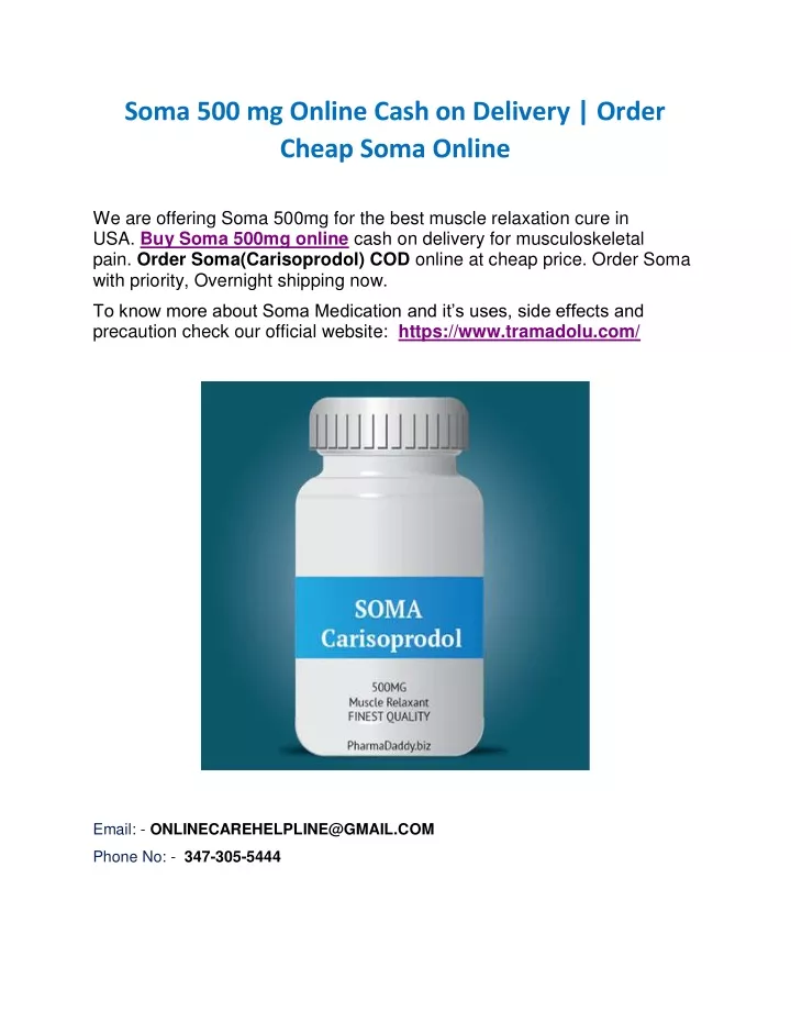 soma 500 mg online cash on delivery order cheap
