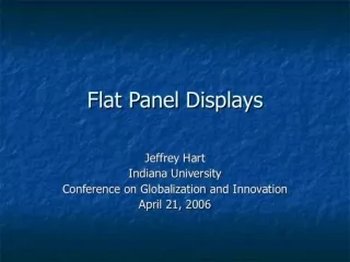 flat panel displays
