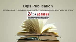 GATE Statistics & IIT-JAM (Mathematics) , CSIR NET Mathematics Solution Book Vol-1 & NBHM-M.Sc