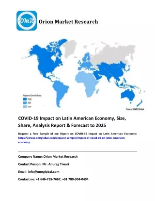 COVID-19 Impact on Latin American Economy Market Industry Size, Share, Growth and Forecast To 2025