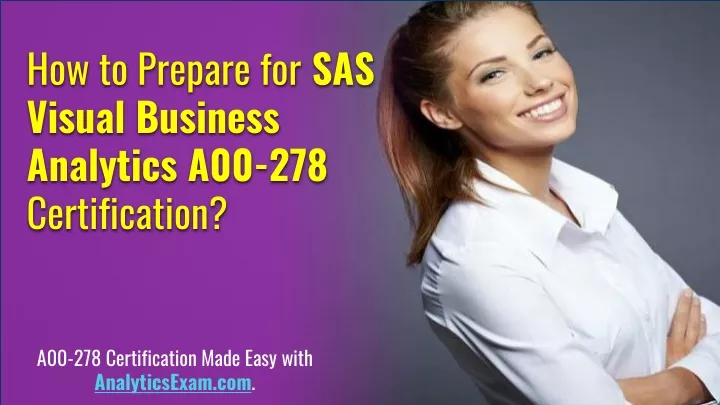 how to prepare for sas visual business analytics