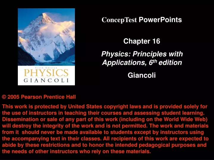 conceptest powerpoints chapter 16 physics