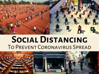 Social distancing to prevent coronavirus spread