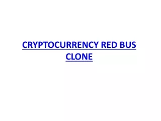 cryptocurrency red bus clone