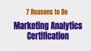 Seven Reasons To Marketing Analytics Certification | Henry Harvin