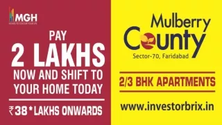 Auric City Homes 2 bhk in Faridabad
