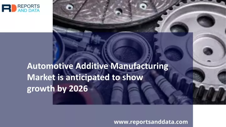 automotive additive manufacturing market size