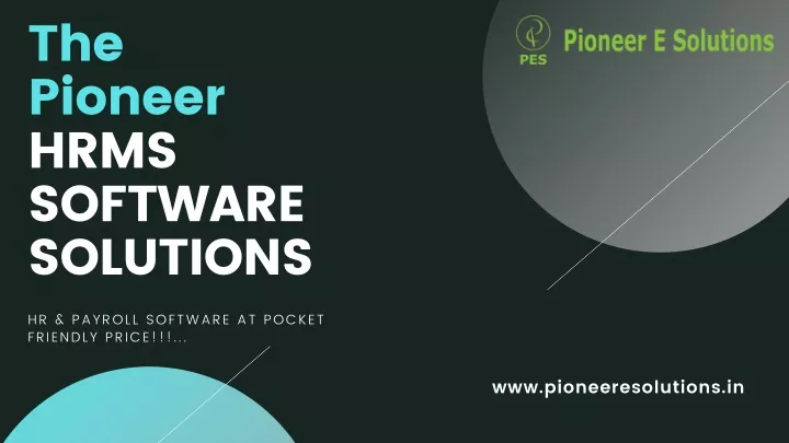 the pioneer hrms software solutions