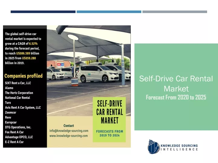 self drive car rental market forecast from 2020